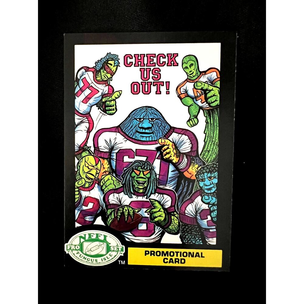 VINTAGE 1991 Pyramid "FUNGUS ISLE PRO SET DEALER PROMO CARD" - M - SUPER RARE